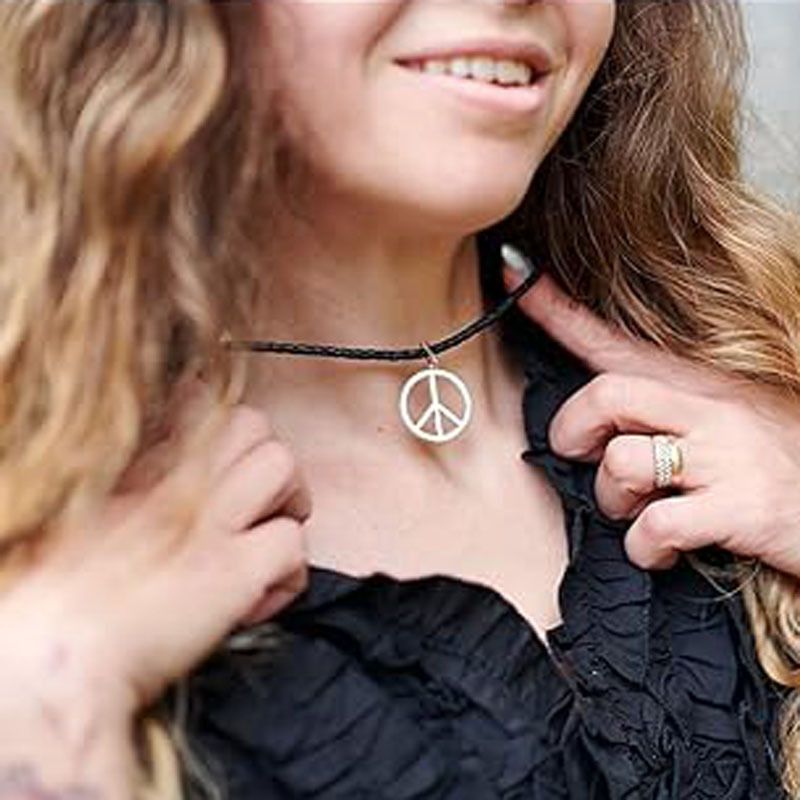 Ensemble de 3 lunettes de soleil et couronne en acier inoxydable pour Halloween, style hippie, fête, paix_voghion.com