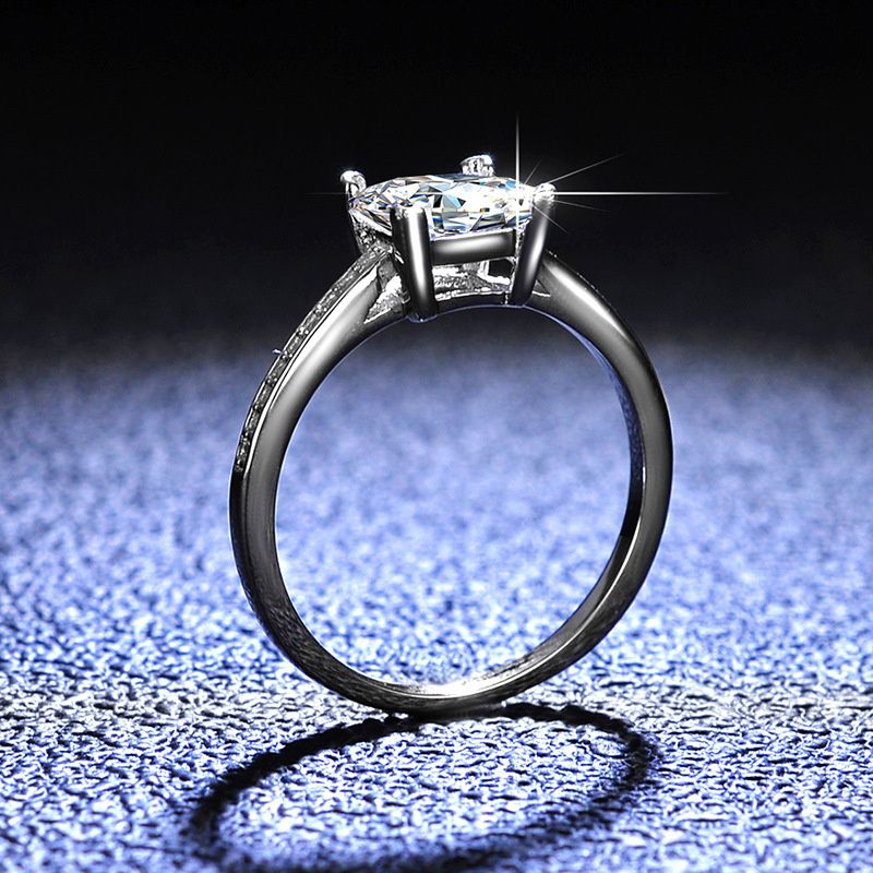 Tancise 1.2CT Princess Cut Moissanite verlovingsring D-kleur Solitaire Diamond Promise bruidshuwelijk zilveren sieraden_voghion.com