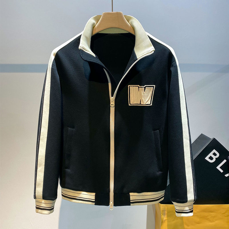 Amerikaanse jas Heren Lente en herfst Trendy merk Ruffian Knappe losse casual honkbalpak Opstaande kraag Sport_voghion.com