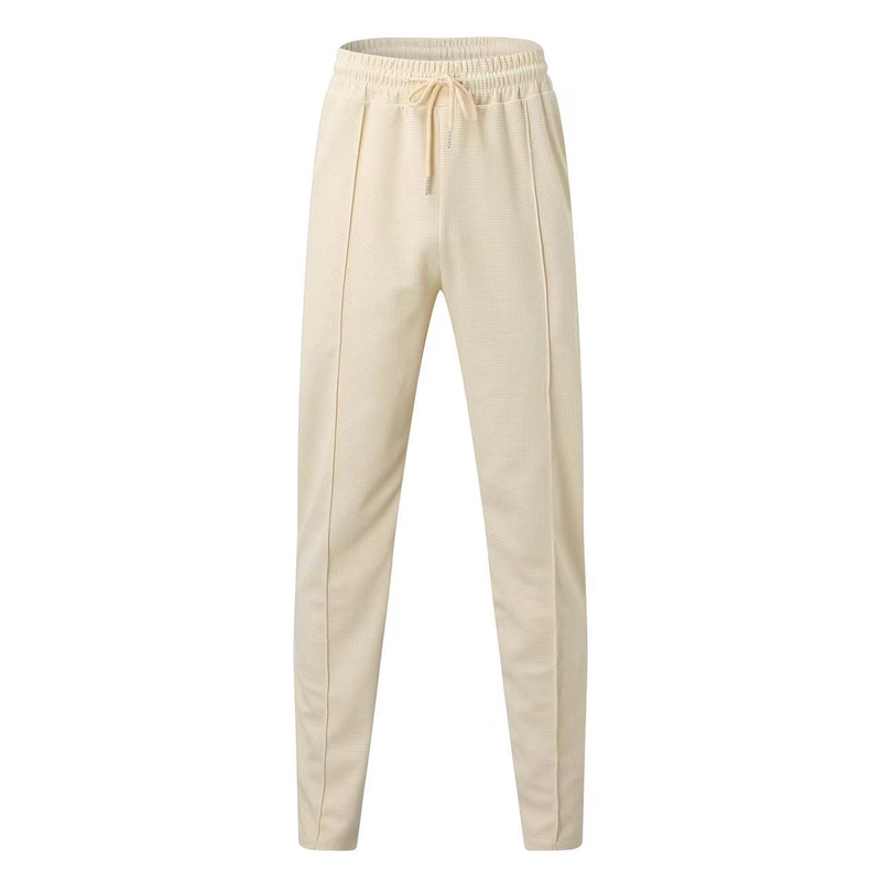Summer long sleeved pants two-piece sports casual men's set_voghion.com