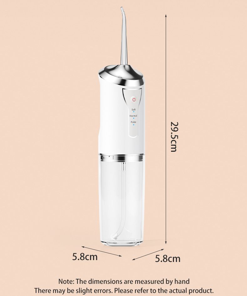 Idropulsore portatile - Pulizia dei denti, igiene orale, irrigatore dentale a getto d'acqua per la casa_voghion.com
