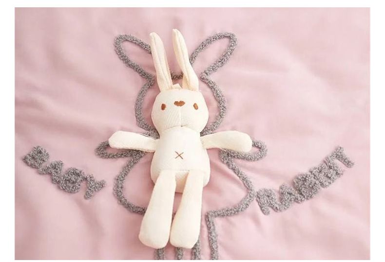 Cuscino ricamato con asciugamano - Cuscino multiuso per auto e ufficio con coperta (sostegno morbido per collo e schiena, compagno di viaggio portatile in morbida microfibra)_voghion.com