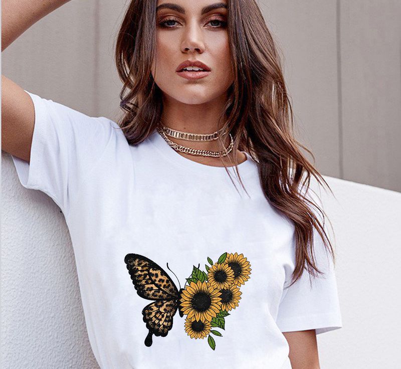 Optimized Translation:Summer Loose Plus -Size Casual Printed T-Shirt For Men And Women_voghion.com