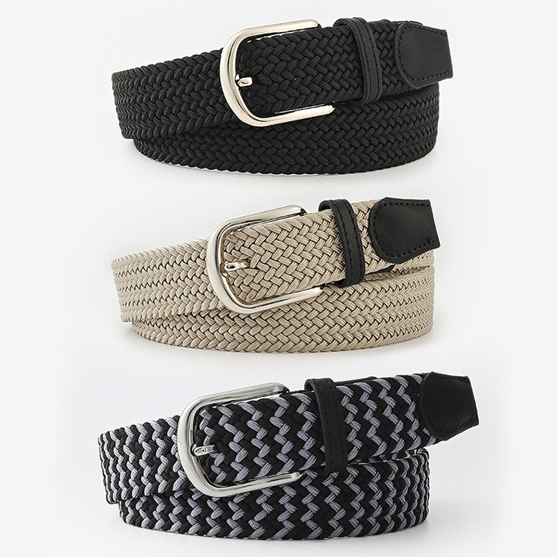 Strictly select high-end high-quality elastic knitted men's women's universal waistband, fashionable and casual needle_voghion.com