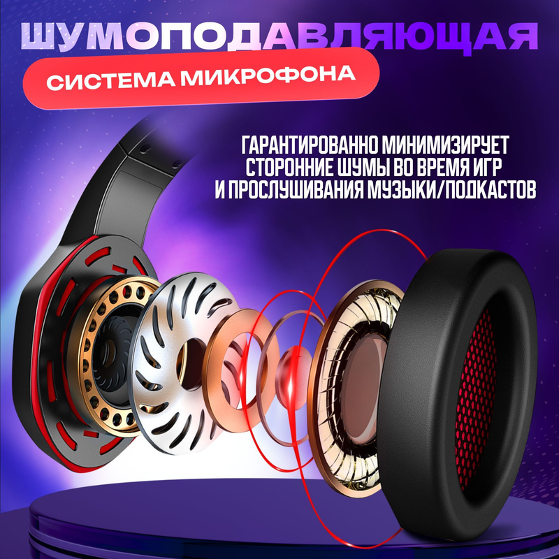 Gaming Headphones With Microphone Wired For Computer, PC, Phone_voghion.com