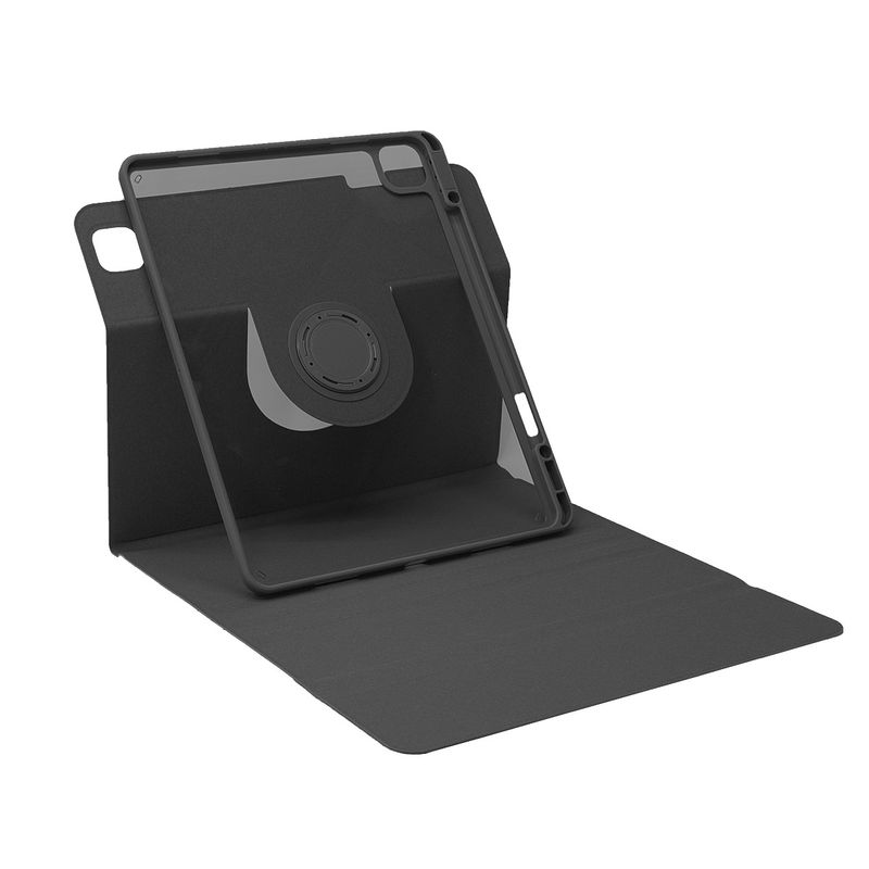 Unschlagbare Qualität, geeignet für das neue iPad, Schutzhülle mit Stiftschlitz, drehbare Tastaturabdeckung, 9,7-12,9 Zoll, flache Ledertasche_voghion.com