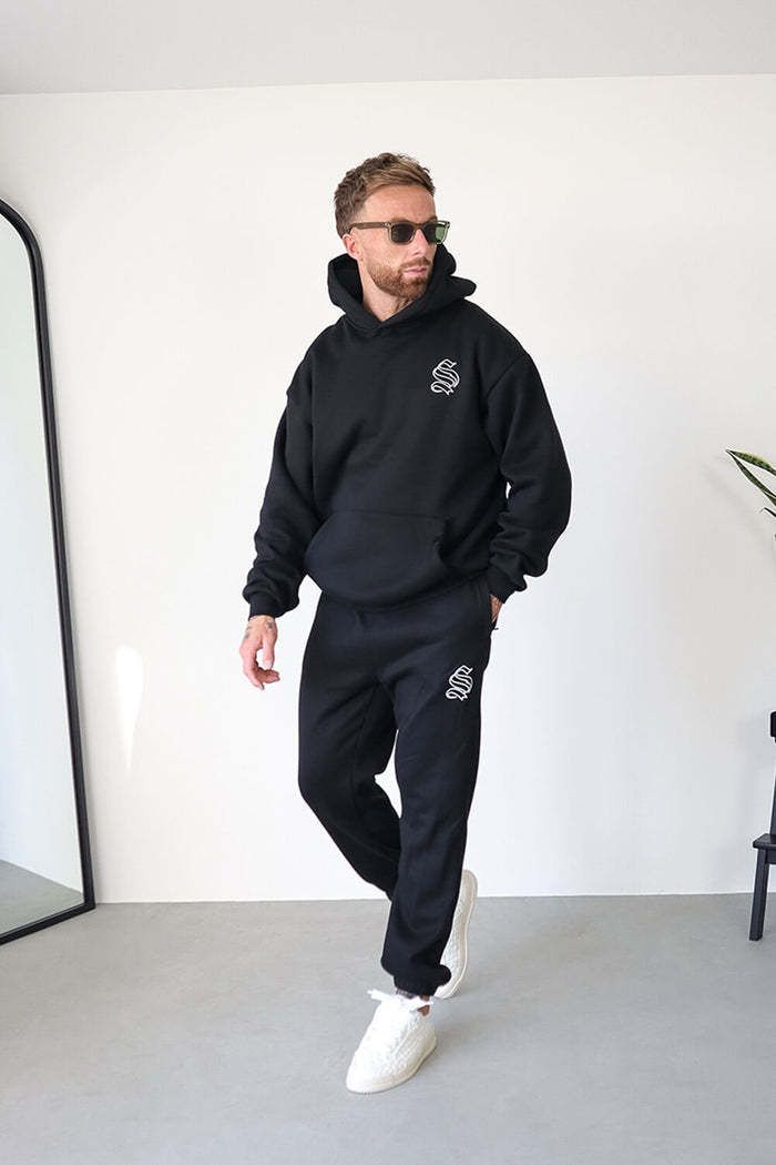 Performance-Jogginghose für Herren – Sporthose aus 100 % Polyester mit Aufdruck (Schwarz/Grau/Marineblau/Weiß, S-3XL)_voghion.com