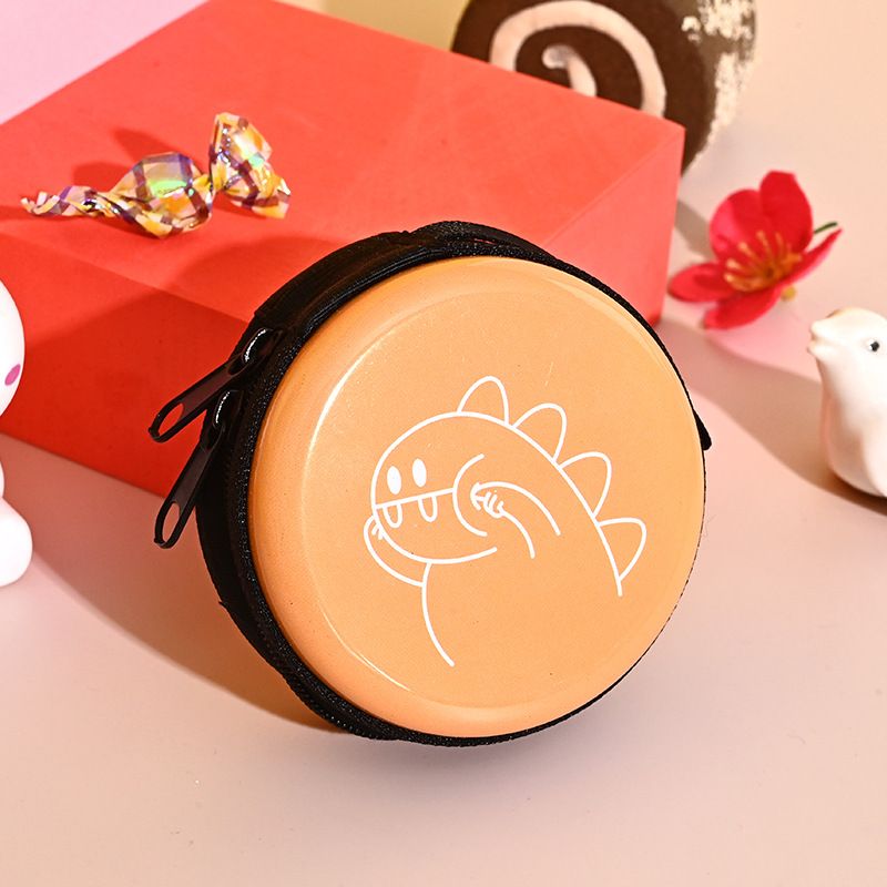 Piccolo dinosauro auricolare rotondo per bambini gancio borsa versione coreana portamonete stampato_voghion.com