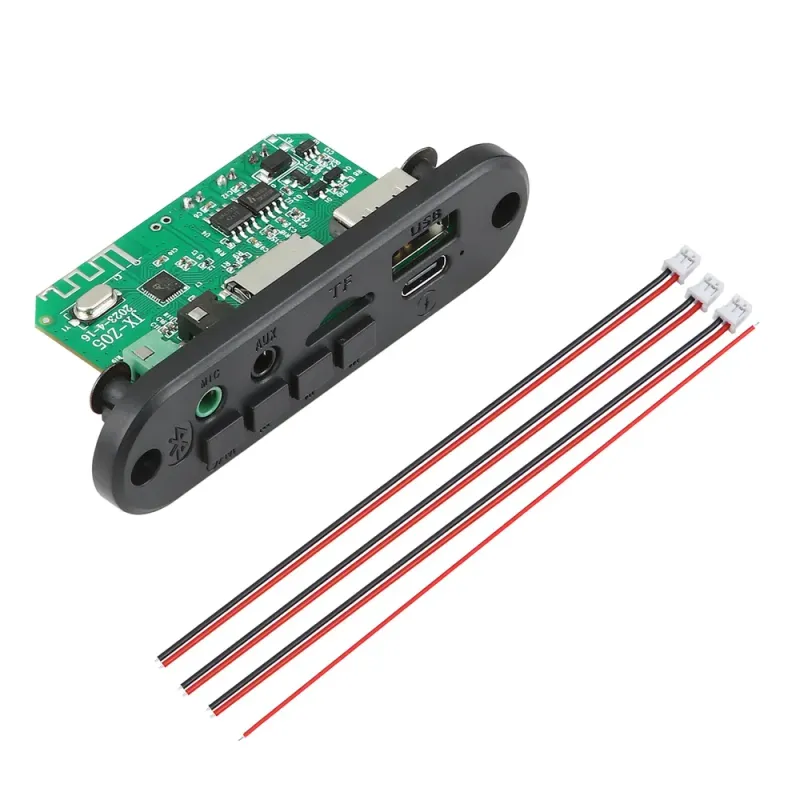 5V DC Wireless Bluetooth DIY MP3 Decoder Board 6W 10W Amplifier Handsfree Music Player Car FM Radio Module TF USB 3.5mm_voghion.com