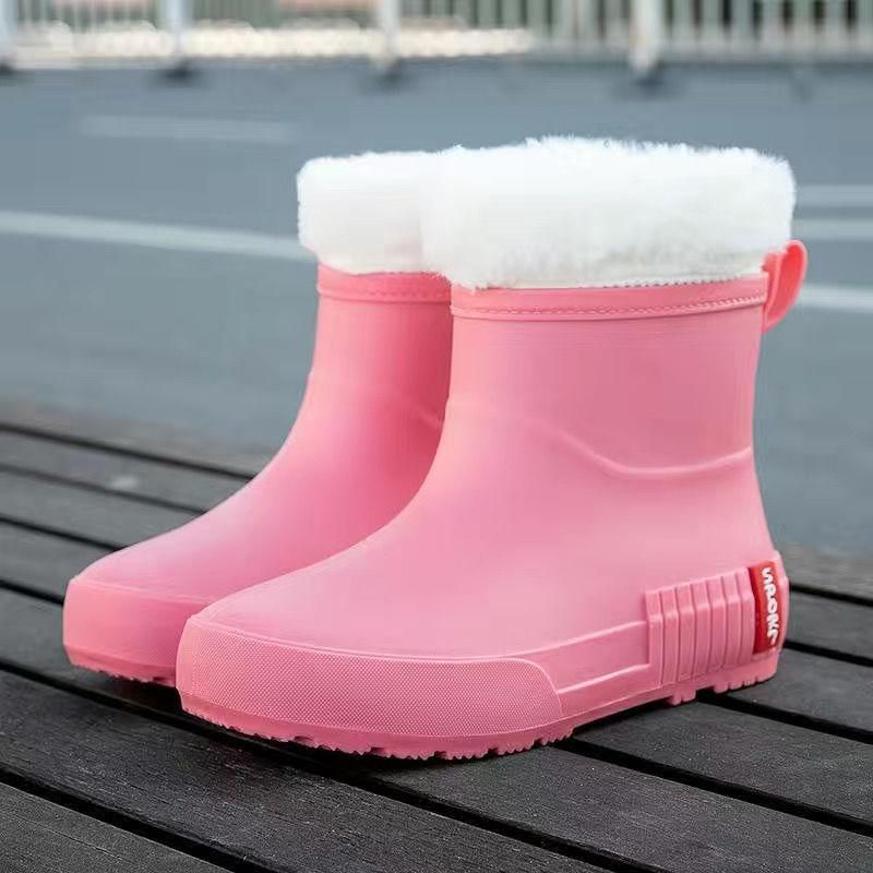 Stivali da pioggia da donna, slip-on, stivali da acqua di alta qualità, scarpe impermeabili, stivali da pioggia in gomma da donna, galosce da giardino, stivali antiscivolo2024_voghion.com