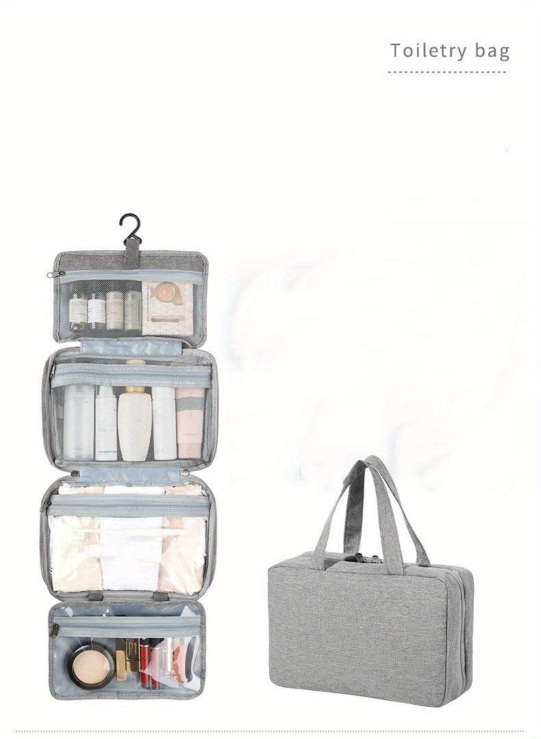 Large Capacity Wet Dry Travel Storage Bag Multi Functional Folding Toiletry Cosmetic Bag For Home Garden_voghion.com