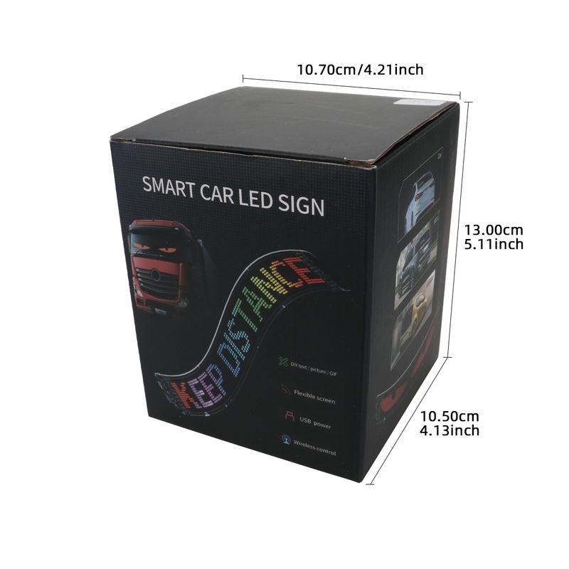 1 pz flessibile Smart LED Display Matrix Pixel Panel Demon Eyes fai da te modello programmabile telecomando / APP di controllo per auto_voghion.com