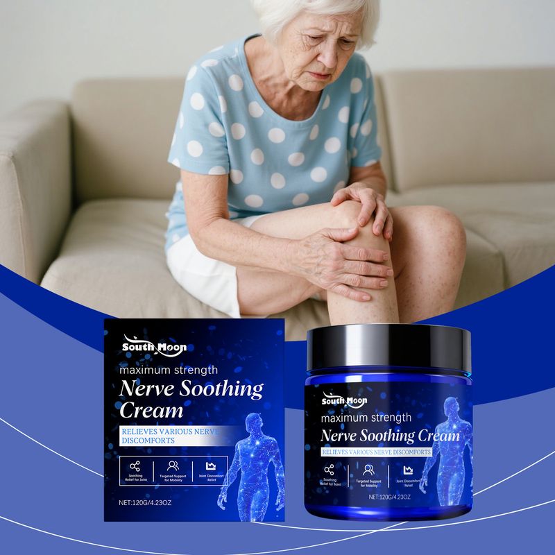 SOUTH MOON Crema Nutriente Delicata per la Cura Quotidiana di Colonna Vertebrale Lombare e Ginocchia_voghion.com