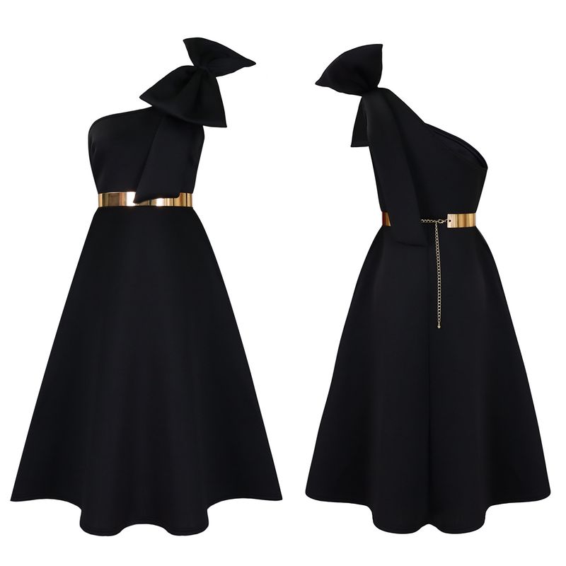 Îmbrăcăminte pentru femei Rochie sexy de culoare pură Rochie de banchet_voghion.com