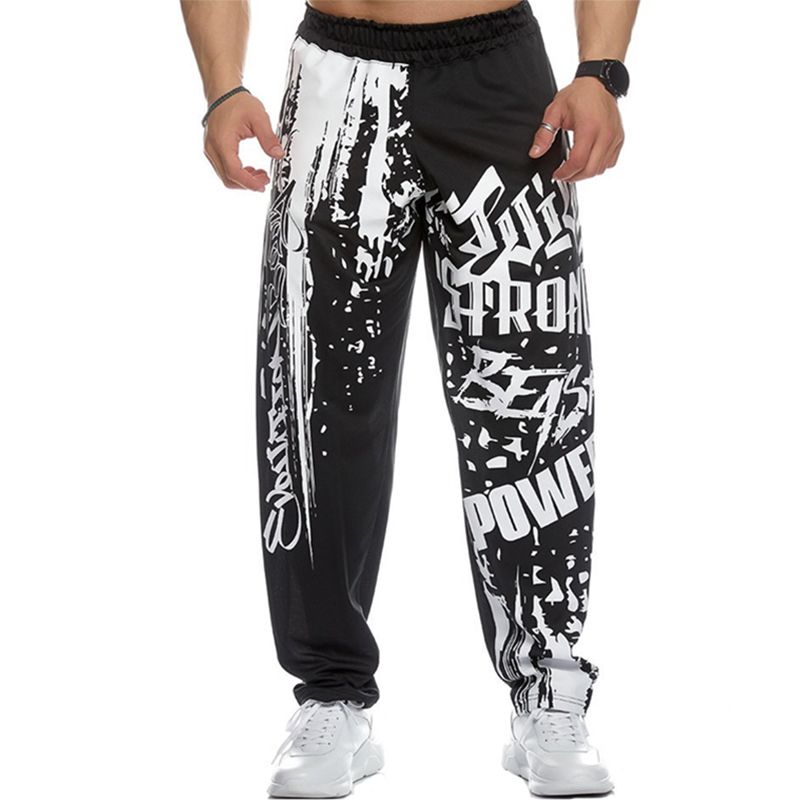 New Running Jogging Men Mesh cloth Bodybuilding Joggers Sweatpants Harem Long Trousers Fiess Sport Training Pants_voghion.com