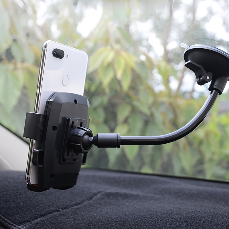 2022 Car Phone Holder Bracket Mount Cup Holder Universal Car Suction Windshield Phone Locking Car-Accessories_voghion.com