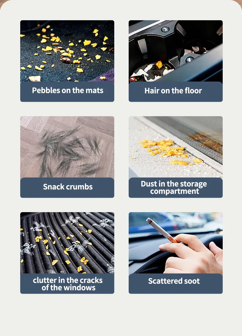 120W Vehicle Air Dust Collector 50000PA Powerful Vacuum Cleaner 2000MAH Wireless Car Vacuum Cleaner Portable Cleaning Machine_voghion.com