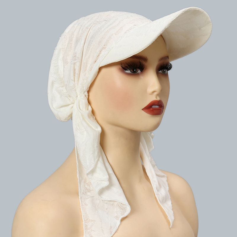 Women's Clothing Solid Color Women's Scarf Hat Versatile Malaysia Scarf Muslim Headscarf Hat_voghion.com