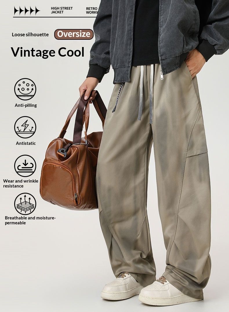 001 Cross-Border High Street American Style Trendy Paratrooper Long Functional Cargo Men's Outdoor Oversized Retro Gradient_voghion.com