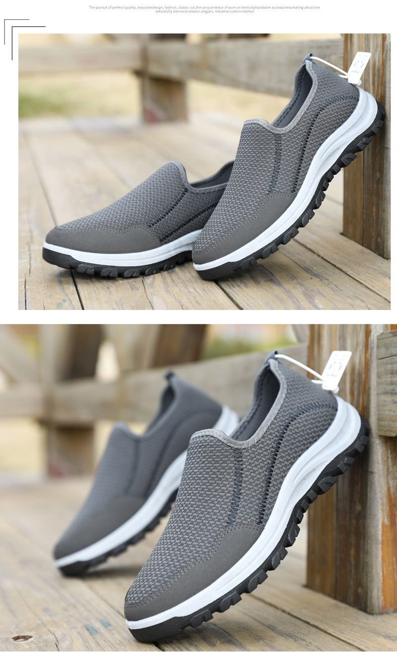 Man Tennis Arbetsskor Bekväma Sneakers Gummisula_voghion.com