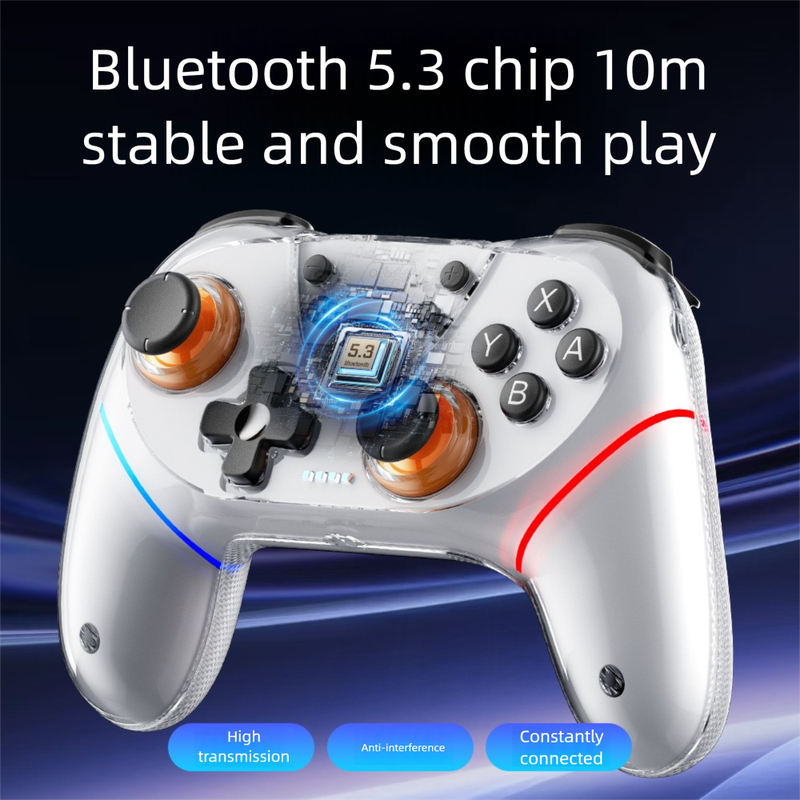 Switch Wireless Multi-Plattform Universal Game Controller Dual Hall RBG Licht Kompatibel mit Tesla Elektroauto_voghion.com