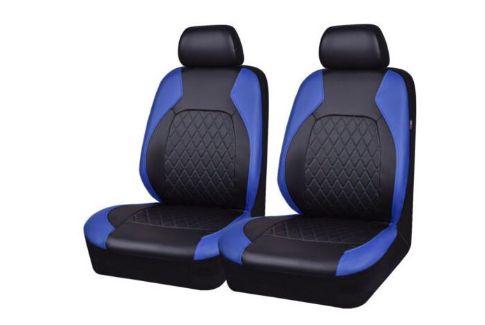 Car seat cover single line quilted bracket leather pu leather_voghion.com