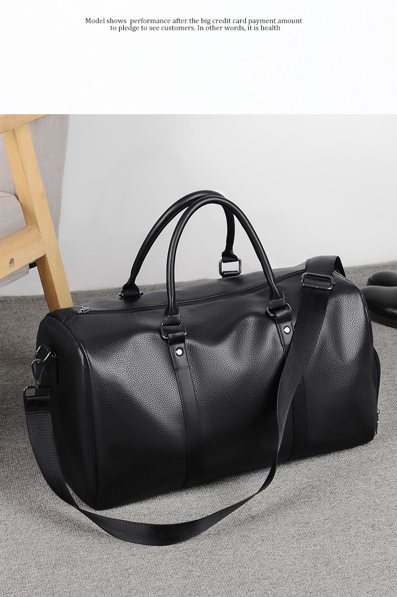 Neue Reisetasche mit Trocken-Nass-Trennung, Übungs-Yogatasche, separatem Schuhfach, Fitnesstasche mit großem Fassungsvermögen_voghion.com