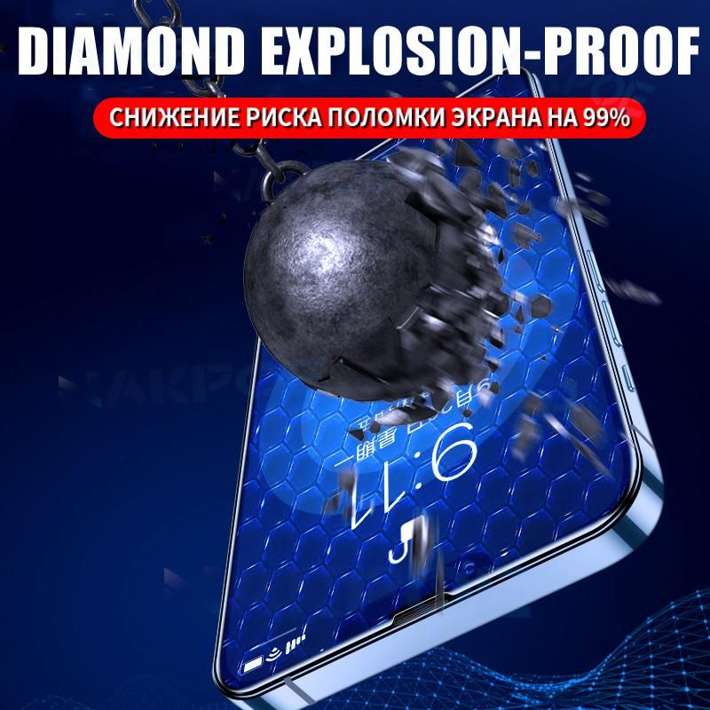 100D Safety Tempered For 14 13 12 11 Pro mini Screen Protector iPhone X XR XS Max Protective Glass Film_voghion.com
