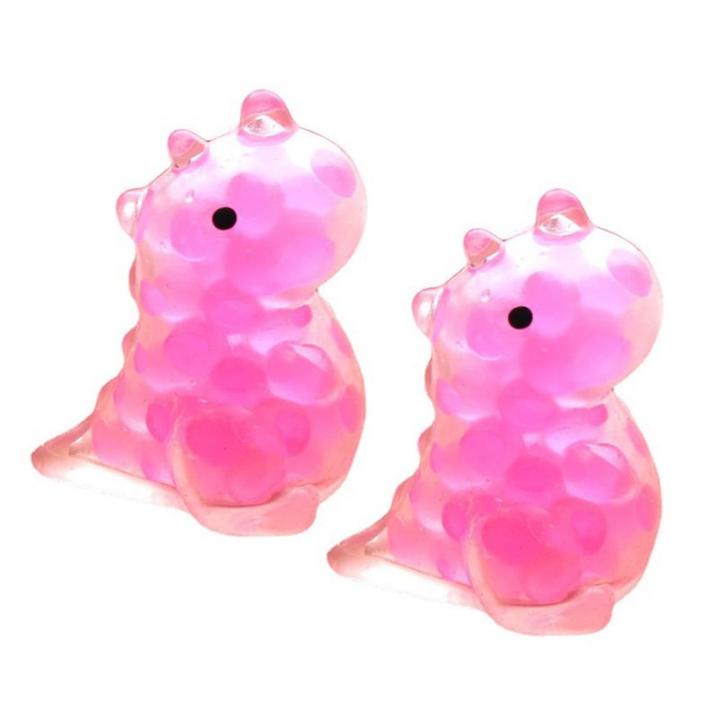 ToysMall 2Pcs Decompression Toy Dinosaur Shape High Elasticity Relieve Stress No Odor Fast Rebound Kids Stress-relief Kids Toy_voghion.com