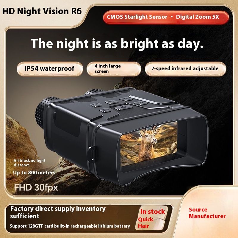 Dispositivo notturno, artefatto ad alto ingrandimento ad alta definizione a doppio tubo, telescopio per visione a bassa luce a infrarossi, digitale notturno_voghion.com