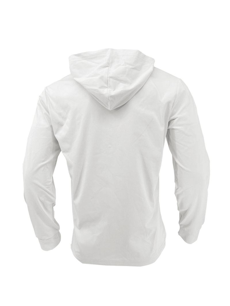 Camicia casual da uomo in twill di cotone perlato con cappuccio e bottoni, nuova collezione autunno 2024_voghion.com