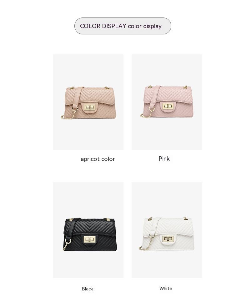 New Best-selling Fashion Trend Casual Solid Color Crossbody Bag for Women's Small Bag, Women's Single Shoulder Bag, Small Square Bag_voghion.com