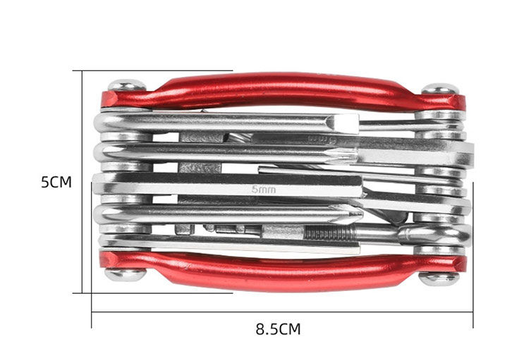 Xiqizhe Bicycle Kit 11-in-1 Mountain Road Bike Multi-Function Folding Repair Set_voghion.com