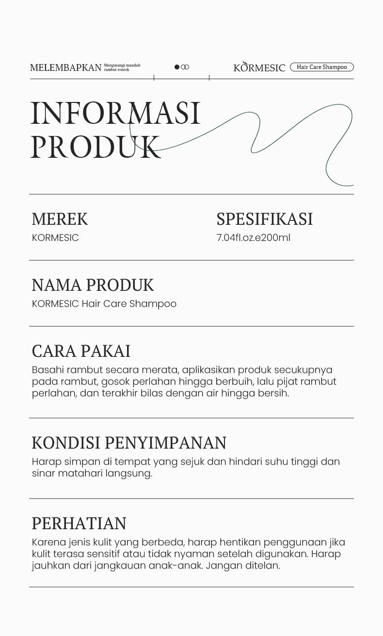 KORMESIC Hair Care Shampoo Shampoo Soft Floating_voghion.com