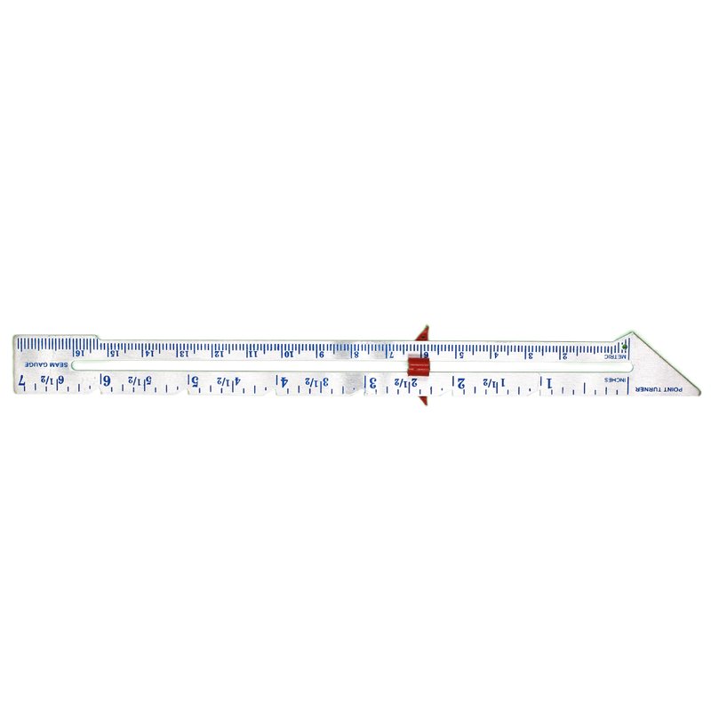 1Pcs Quilting Ruler Aluminium Stitching Tip Hem Ruler Hand Positioned Measure Distance Buttons Margins Parallel Lines_voghion.com