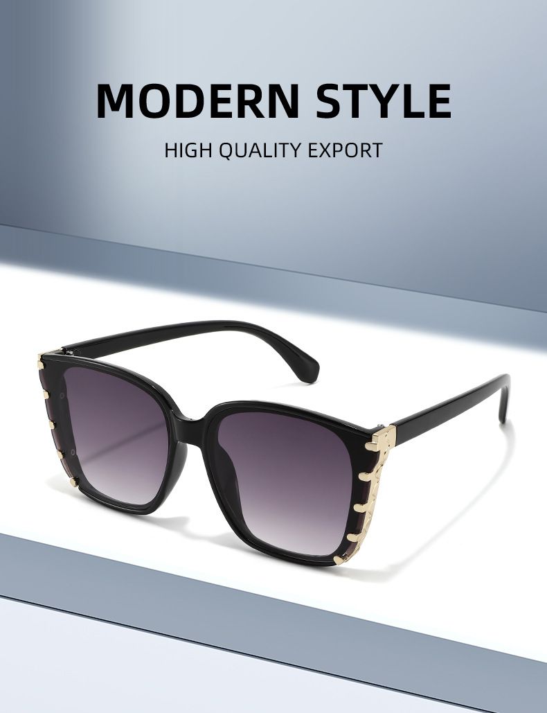 Two Circles European And American 2025 New High End Sunglasses Metal Decorative Frame Slim Sunshade Sunglasses Men T1404_voghion.com
