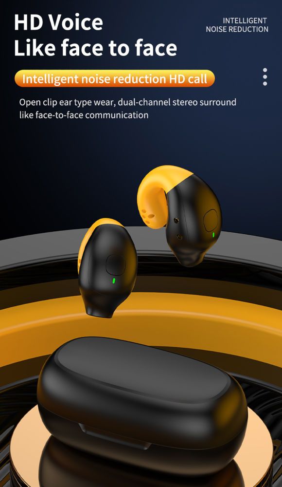 TWS R18 Earphones Wireless Bluetooth Headset Noise Cancelling Headsets With Microphone Headphones_voghion.com