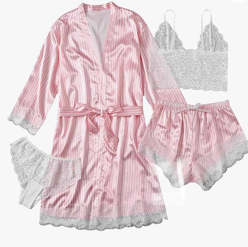 Drop Shipping Wholesale Winter Ladies Night Gown Wear Suits Sleep Wear Women Pamas Set Plus Size Pama Women'S Sleepwear_voghion.com