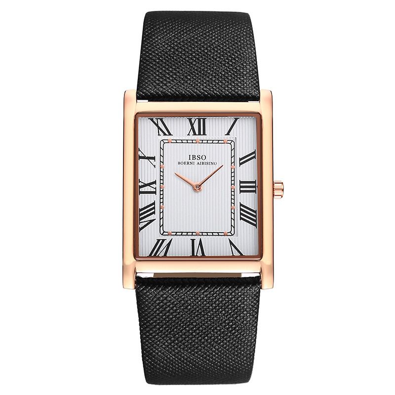 Ibso/Aibisino Light Luxury Square Student Quartz Men's Watch Business Casual 2232_voghion.com