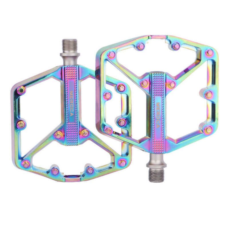 Accessoires de vélo KRSEC, alliage d'aluminium, antidérapants, pédales tout-terrain légères, VTT, trois pédales Peilin_voghion.com
