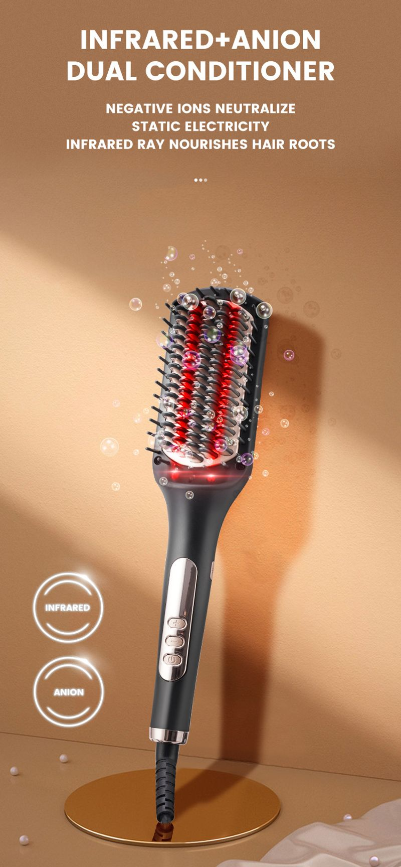 DSP Dansong Straight Hair Comb 11009_voghion.com