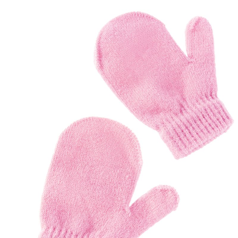 Baby clothing wool monochrome twist warm children's hat scarf gloves two or three sets_voghion.com