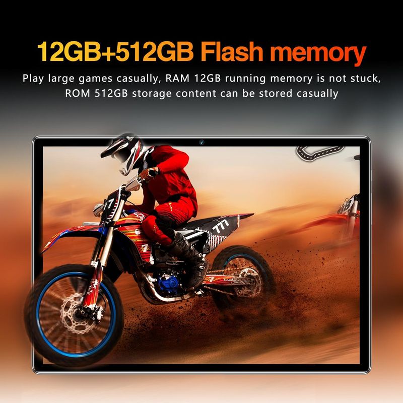 2024 New 10.1-inch Tablet, Bluetooth Game Learning, Dual-card Android Smart Call_voghion.com