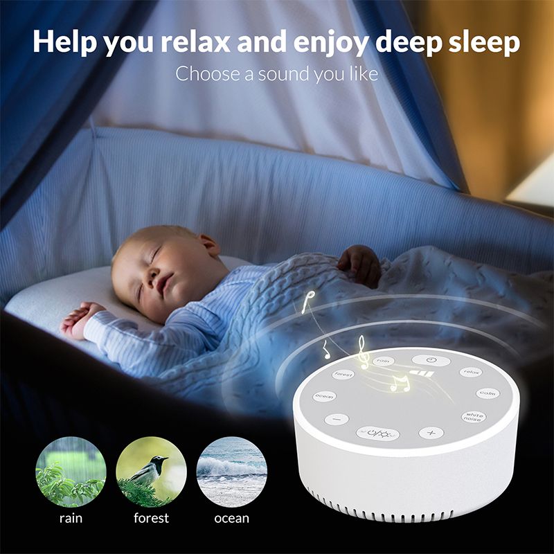 Ambient Sleep Smart Speaker - White Noise & Music With Soothing Light Therapy
ACZT_voghion.com