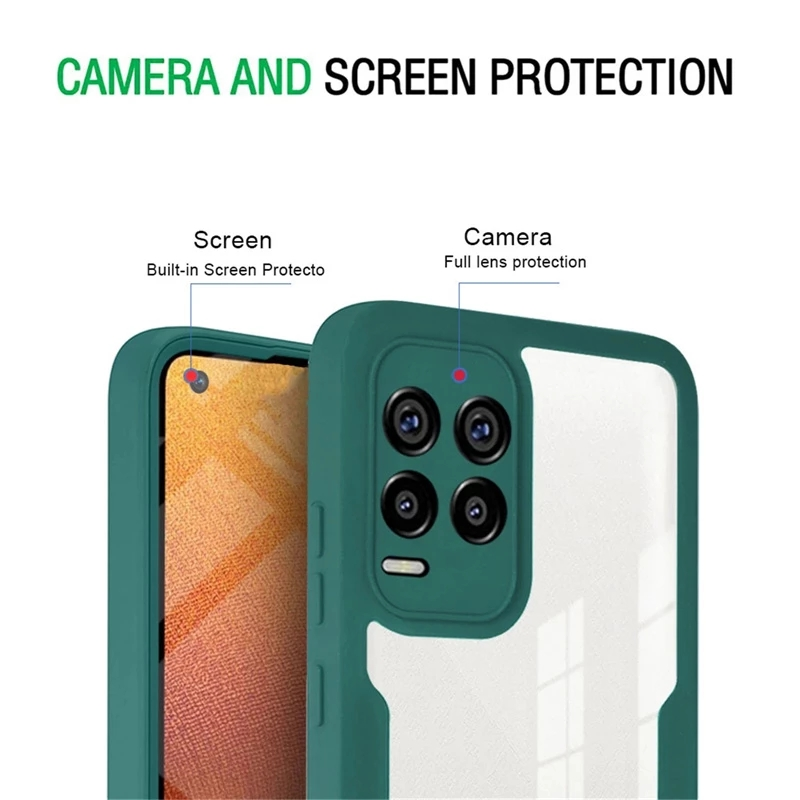 Pour OPPO Find X5 Pro Lite 360 Coque de Protection Complète Pour Oppo A52 A92 A72 A33 A53 A54 A74 A94 A95 A16 A13 A15 A9 Housse Antichoc_voghion.com