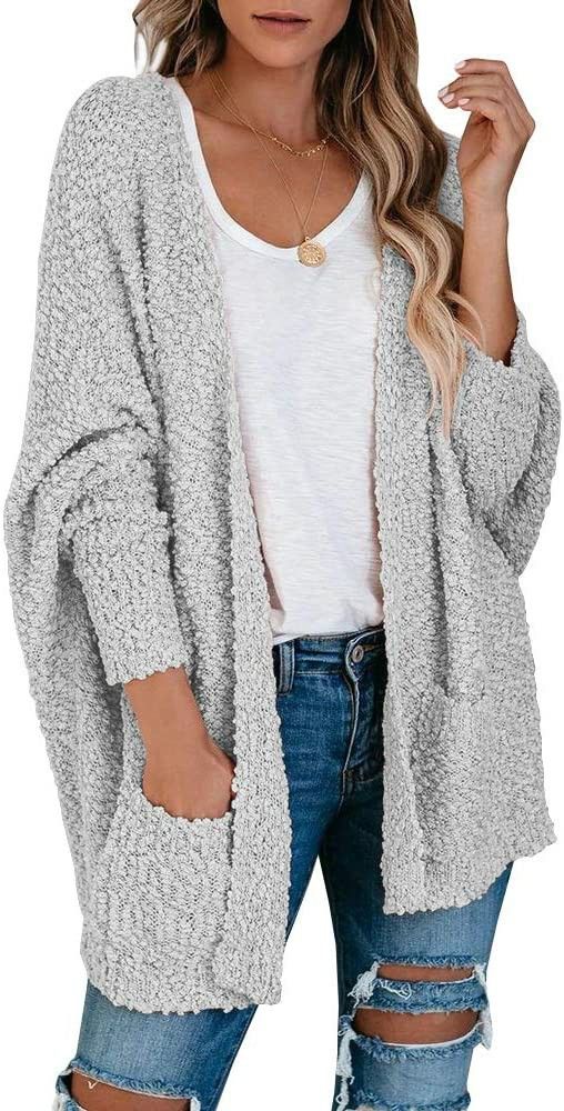 Women's plus size women's knitted double cardigan coat long sweater_voghion.com