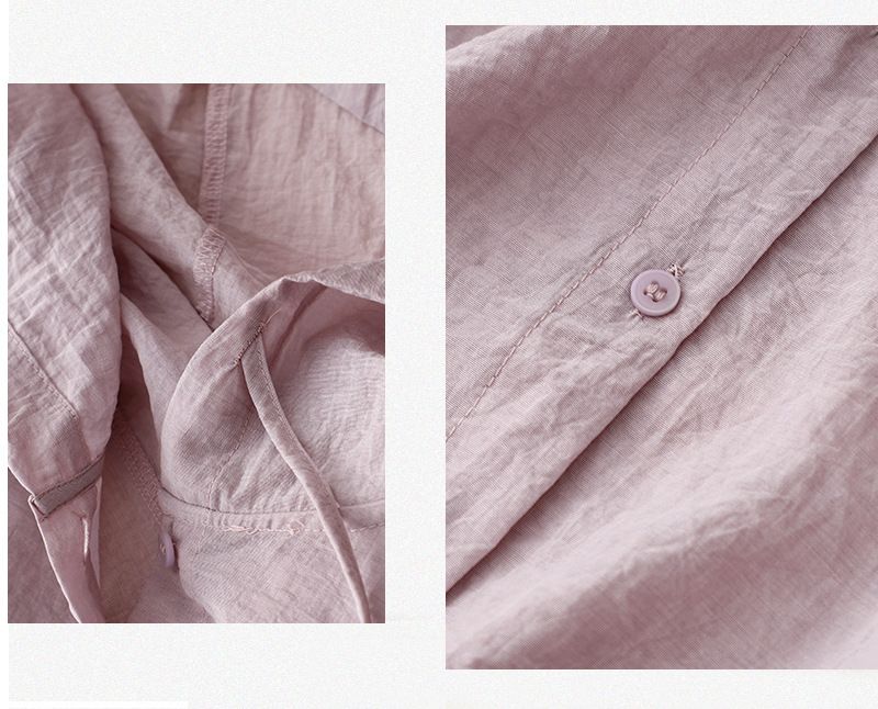 Camiseta de manga larga con capucha y protección solar Real Shot, estilo casual y holgado, ideal para la playa o para mujer._voghion.com