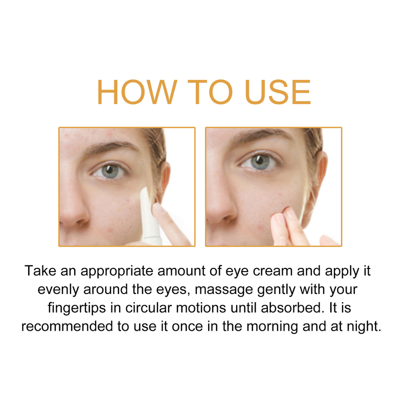 Kurkuma Eye Beautiful Cream reduziert feine Linien und dunkle Ringe um die Augen, entfernt Tränensäcke, bekämpft Falten, s,_voghion.com