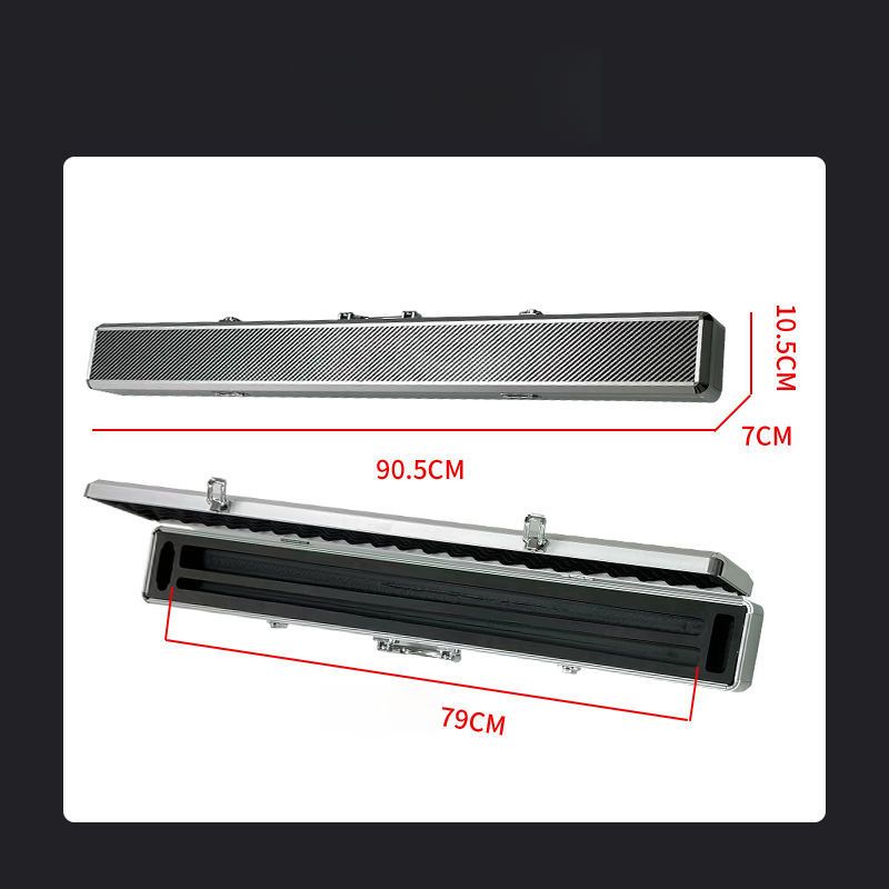 Scatola di protezione per biliardo in lega di alluminio, grande, piccola, con custodia per stecca, asta e canna_voghion.com