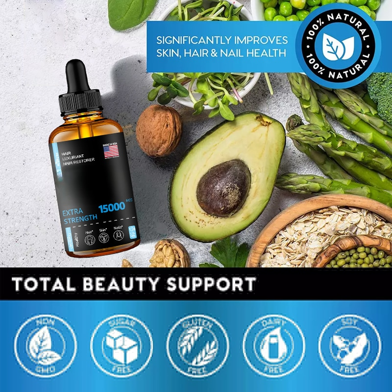 Hårtillväxt Eteriska oljor Produkter Ingefära Essens Snabb återväxt Serum Skäggtillväxtolja Håravfallsvård Skönhetsbehandling av hårbotten_voghion.com